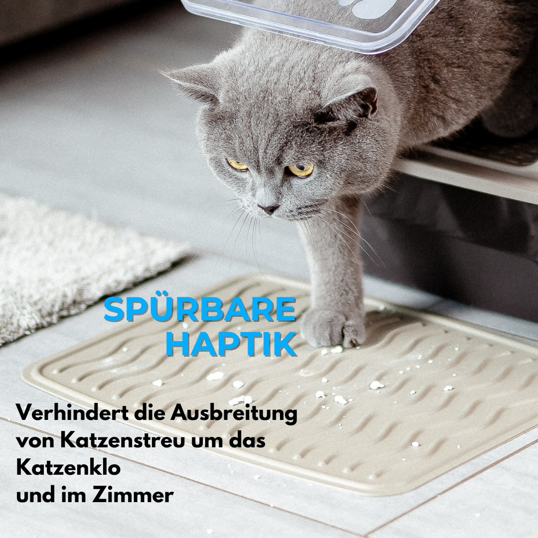 Premium Streumatte für Katzenklos