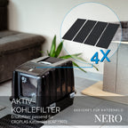 Premium Aktivkohlefilter 4er Pack für Katzenklos – zuschneidbar
